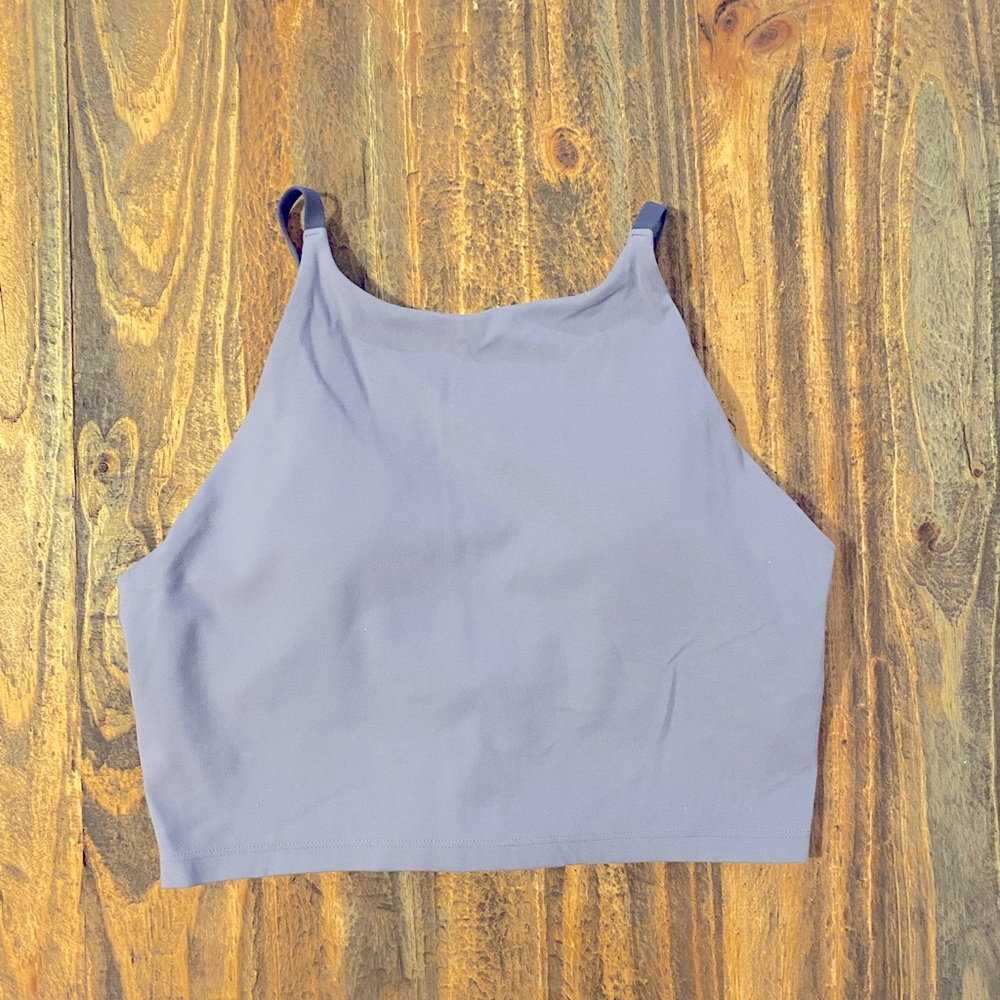 Athleta lilac sports bra crop tank top bundle!
